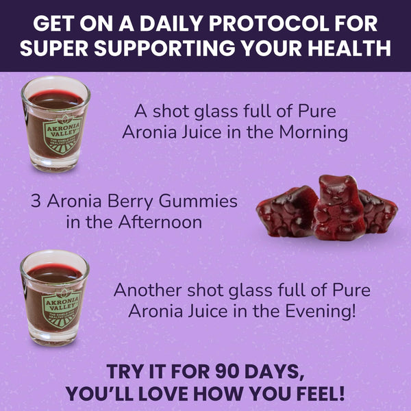 Akronia Valley Aronia Berry Gummies | Immune Support, for Health and Wellness, Delicious Aronia Flavor