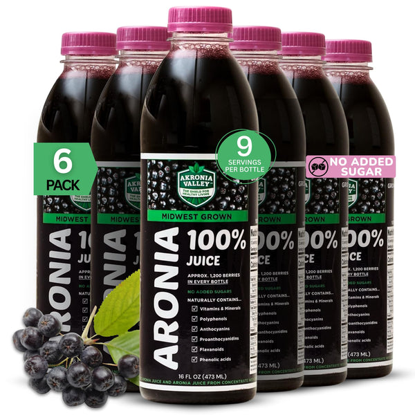 Akronia Valley 100% Aronia Berry Juice | Gluten Free Superfood Juice Drink