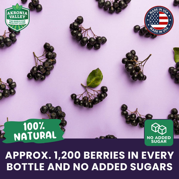 Akronia Valley 100% Aronia Berry Juice | Gluten Free Superfood Juice Drink