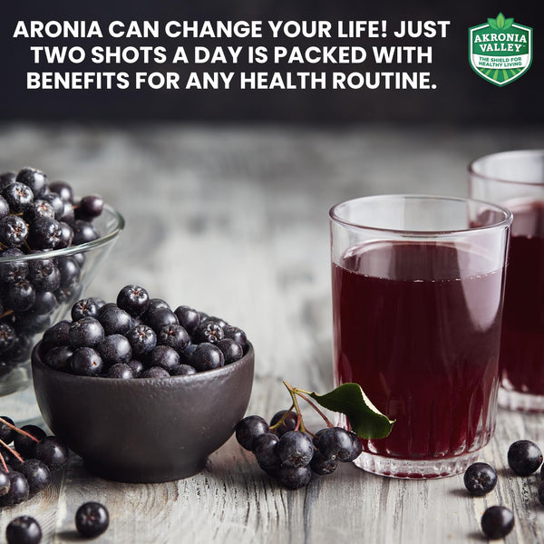 Akronia Valley 100% Aronia Berry Juice | Gluten Free Superfood Juice Drink