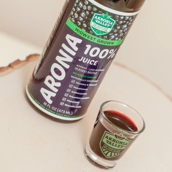 The 60-Day Aronia Berry Challenge: 12 Juice Bottles + 4 Gummies Bottles